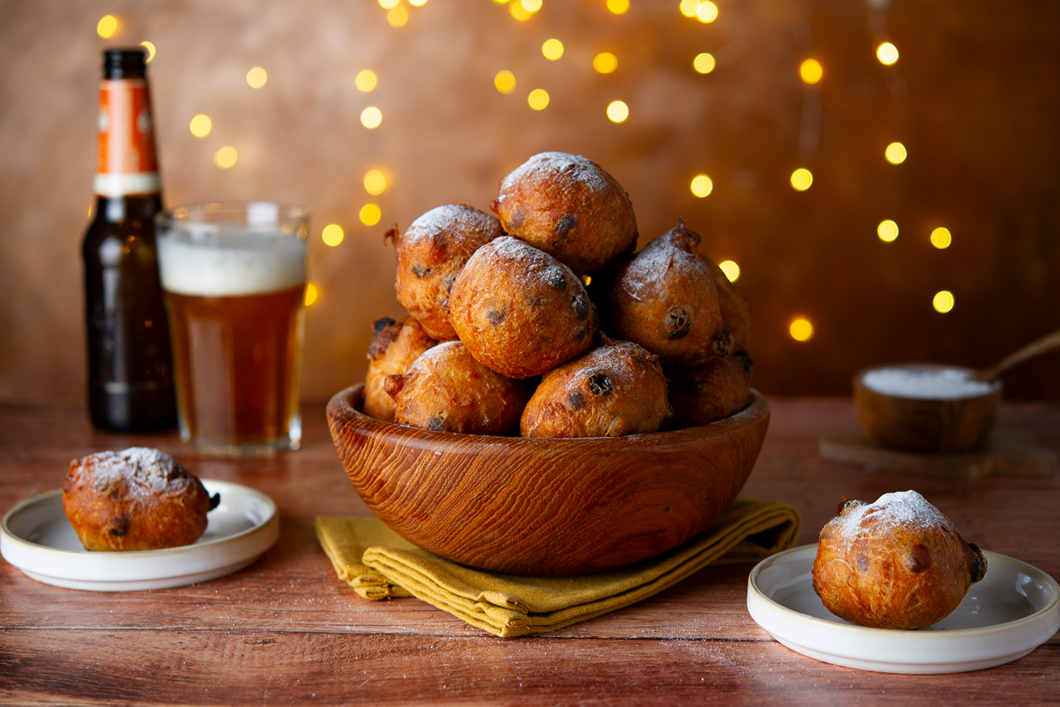zit er alcohol in oliebollen